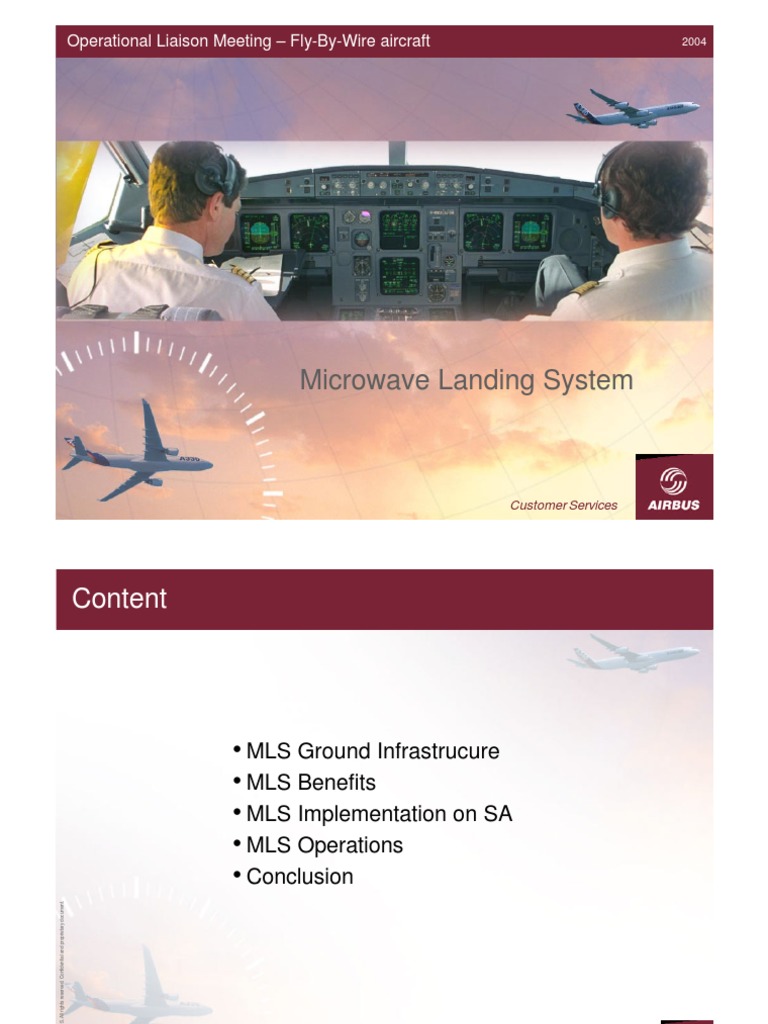 Microwave Landing System PDF Broadcasting Electronics