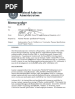 FAA Review of Construction Plans and Specifications