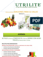 Nutrilite Recomendaciones para Su Salud