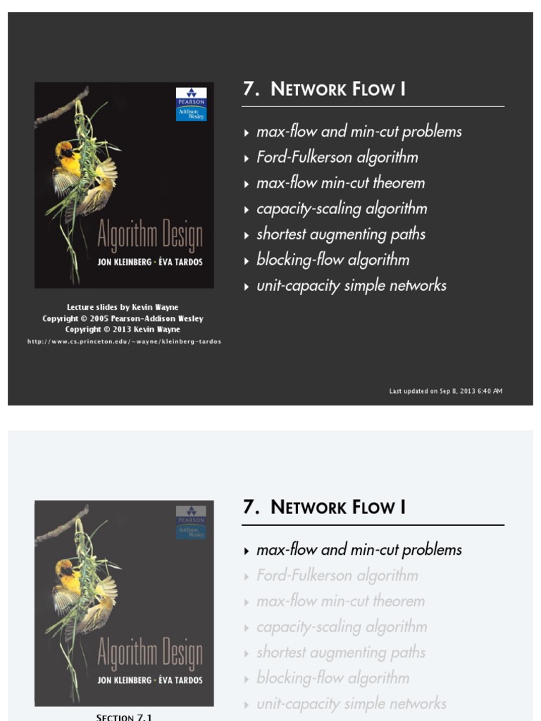 07 Network Flow I | PDF | Theoretical Computer Science | Computational  Problems