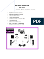 Mapa de Palco Tathi Band Show