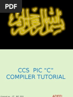 CCS PIC 'C' Compiler Tutorial