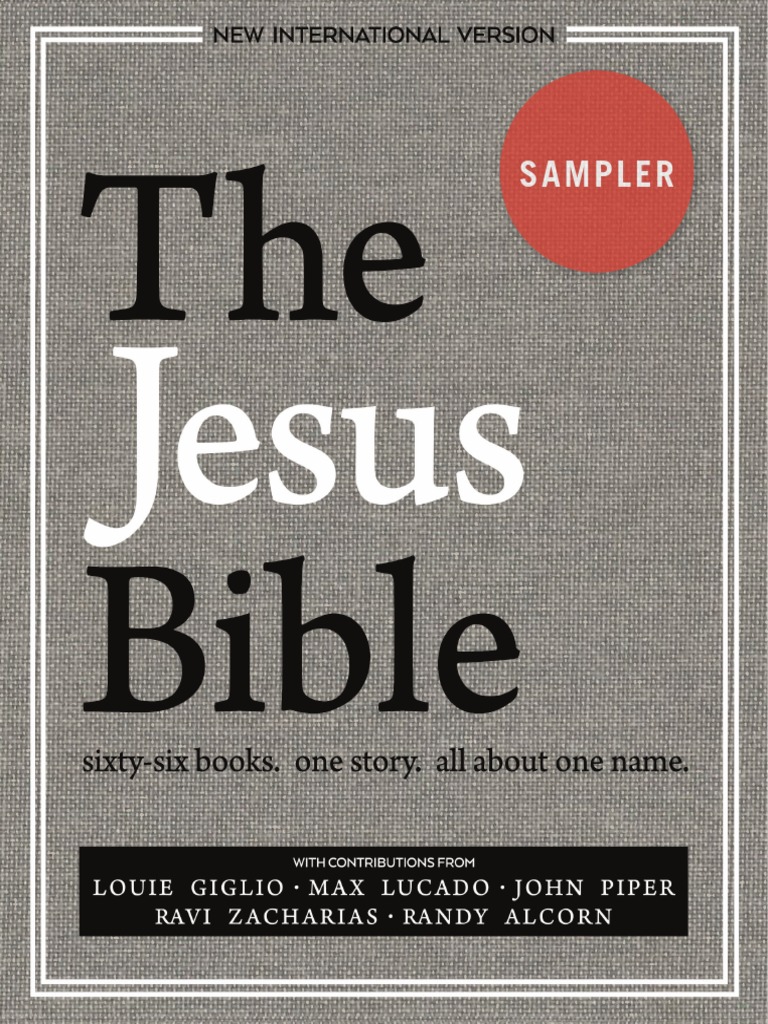 The Jesus Bible, NIV Edition | PDF | Gospel Of Luke | Acts Of The Apostles