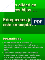 El tema de la sexualidad en los niños(as).