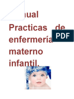 Manual de Practicas de Enfermeria Materno Infantil.