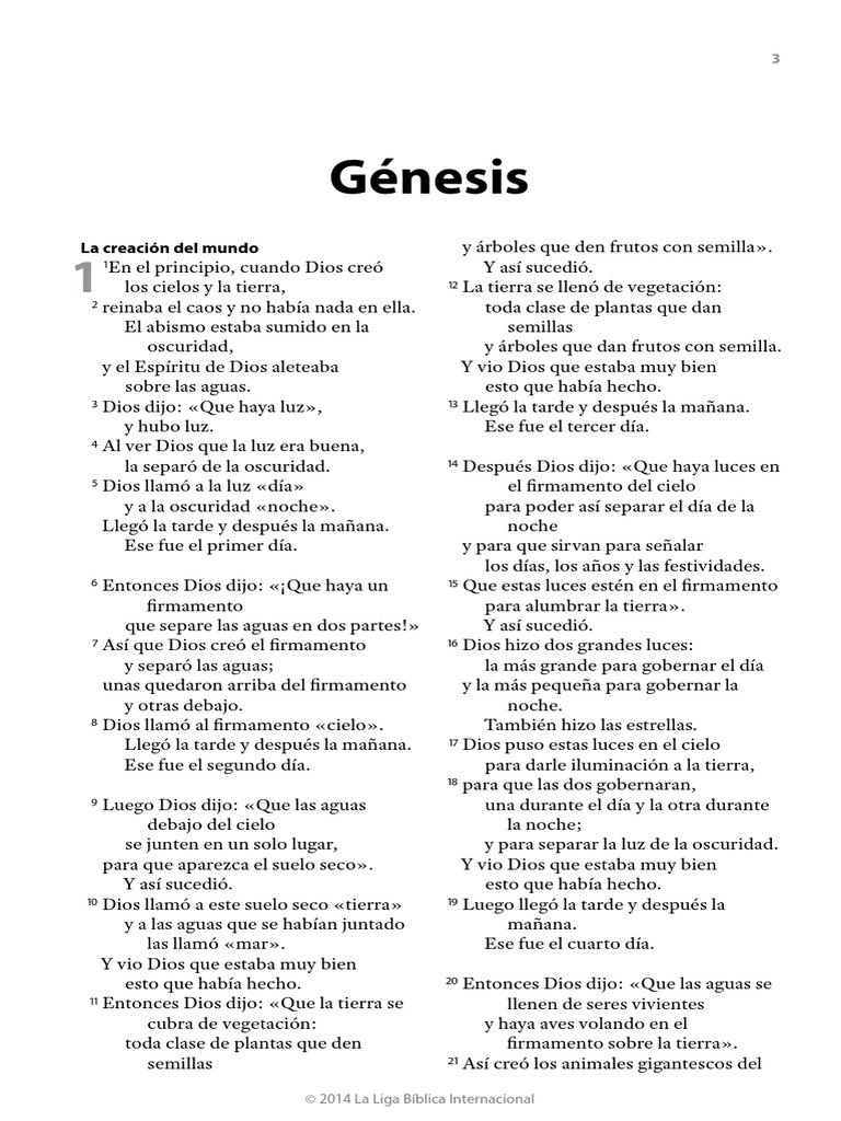 Spanish Bible 01 Genesis