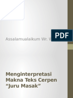 Menginterpretasi Makna Teks Cerpen