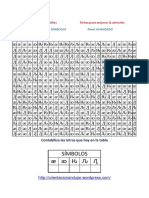 Matriz de Simbolos Nivel Avanzado 3 PDF