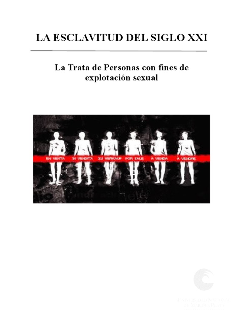 Trabajo de Investigacion Trata de Personas Unmdp Derecho Int Publico