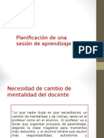 Planificación de Una Sesión de Aprendizaje