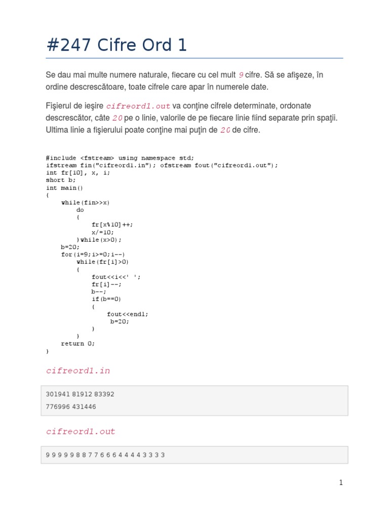 Probleme C++ | PDF