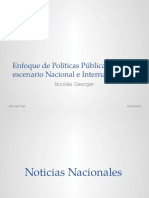 Enfoque de Políticas Públicas en El Escenario Nacional