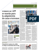 Fondos Afp Se Retiraran para Inicial de Primera Vivienda (Peru)