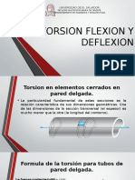 Torsion Flexion y Deflexion