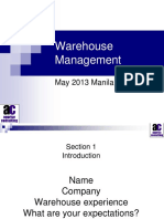 Highly Competitive Warehouse Managemet