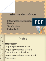 Informe de Musica