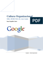 Google Inc. Cultura Organizacional