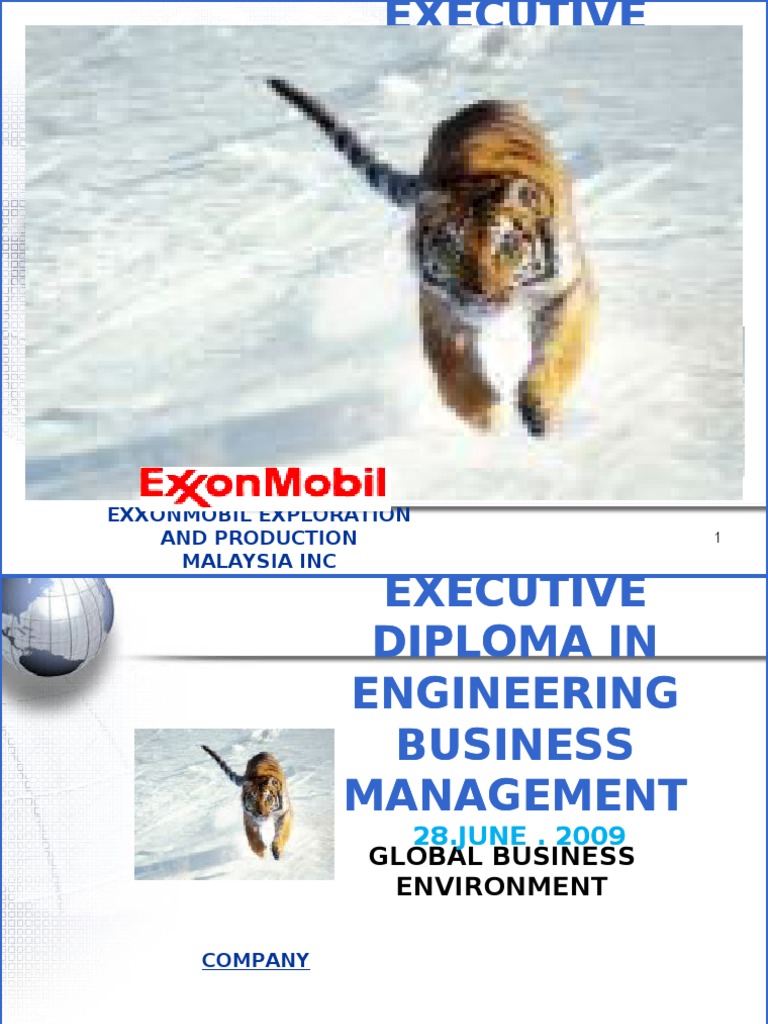 ExxonMobil Malaysia Operations Overview | PDF | Exxon Mobil | Chemical ...