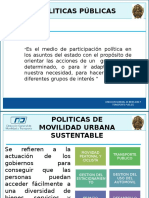 Politicas Publicas de Movilidad Sustentable