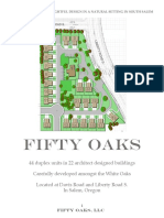 "Fifty Oaks" Brochure