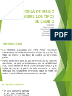 Teorias de Irbing Fisher Sobre Los Tipos de Cambio