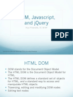Desain Web 04 DOM Javascript and JQuery