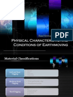 Kuliah 2 - Physical Characteristic and Conditions of Earthmoving