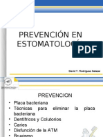 Clase_Prevención en estomatología