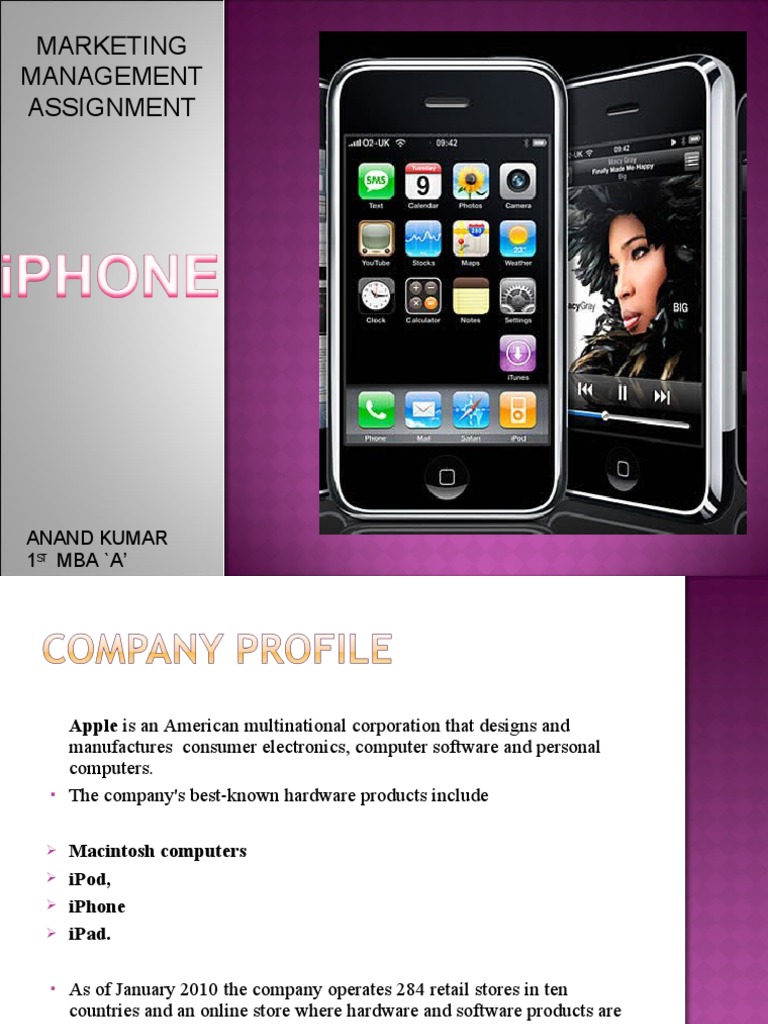 iPhone Marketing Mix I Phone Apple Inc.