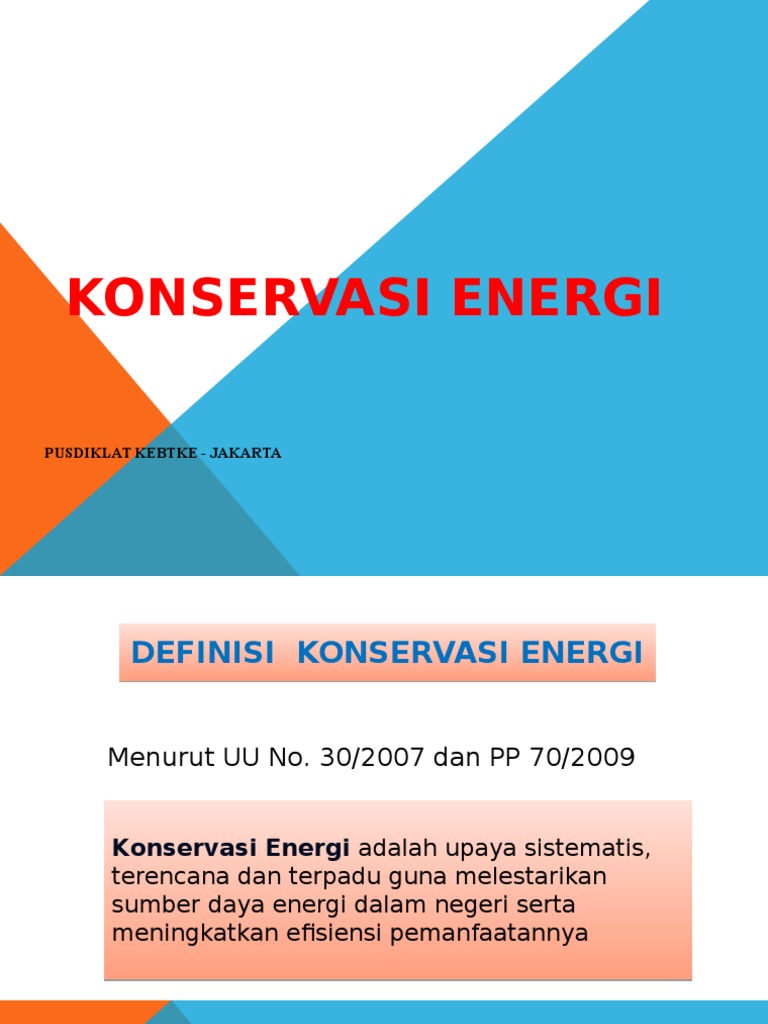 Konservasi Energi