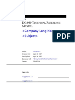 Afa D-Do-080 Technical Reference Manual