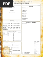 Dresden Files RPG Character Sheets W BG