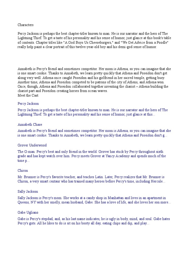 the lightning thief.pdf | Rick Riordan | Ancient Greek Religion