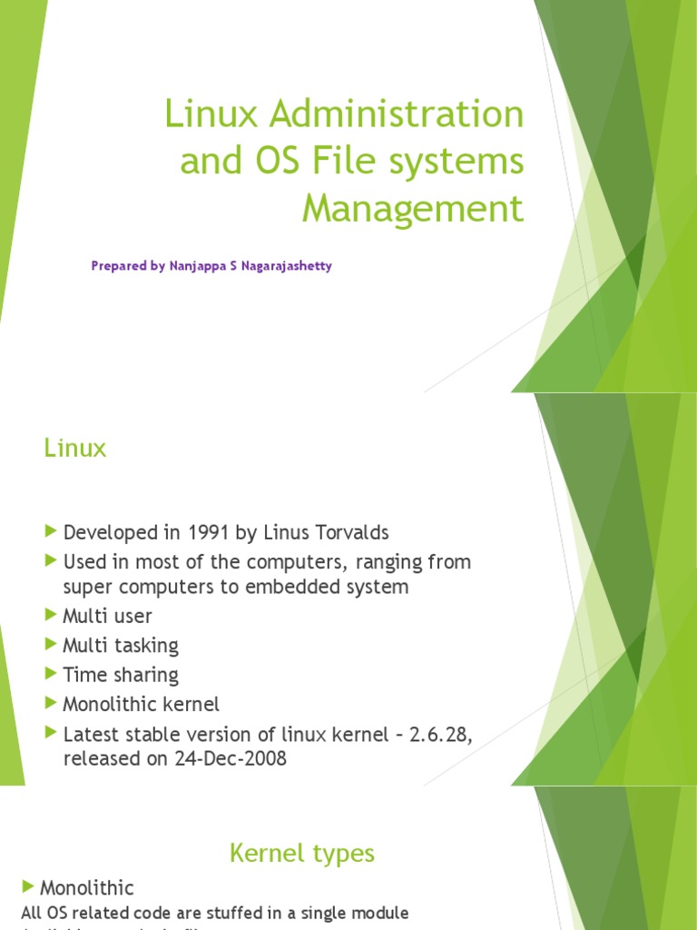 Linux OS Management and Administration | PDF | Linux | Operating System
