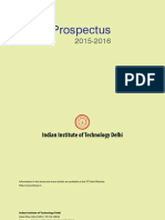 IIT Delhi Prospectus 2015-16