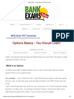 Options Basics - You Should Learn _ Bank Exams Today