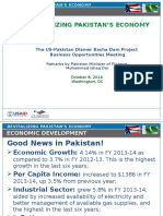 0920 FinMin Dar Presentation On Revitalizing Pakistan Economy DBDP