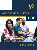 AIIAS Academic Bulletin (2016-2018)