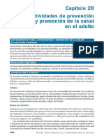 Actividades de Prevención en El Adulto