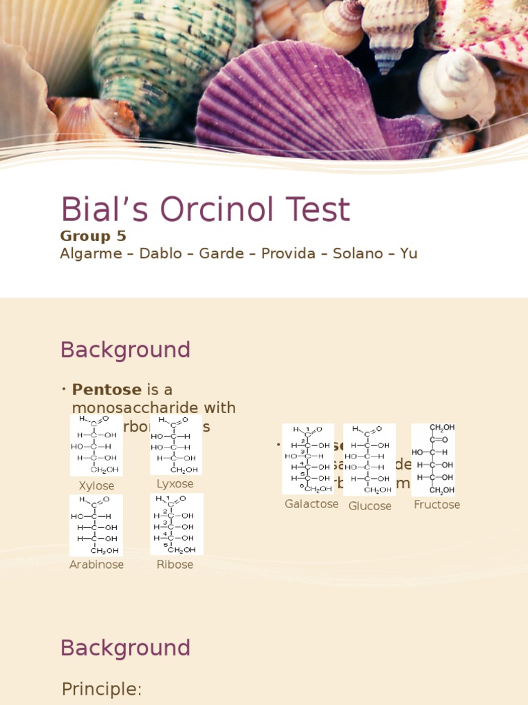Bials Orcinol Test Group 5 BMLS 2I