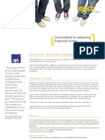 A Case Study On AXA Sun Life - Anti Money Laundering