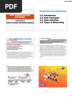 Data Communication &network: 2.2. Data Topologies 2.3. Data Switching 2.4. Types of Networking