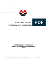 Naskah Akademik Pengembangan Kurikulum Upi 15 Januari 2012