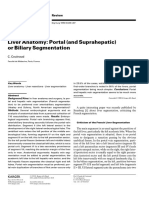 Liver Anatomy - Portal (And Suprahepatic) or Biliary Segmentation