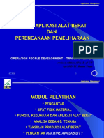 Aplikasi & Produksi Alat - Alat Beratt