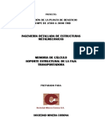 Memoria de Calculo Soporte de Faja Transportadora