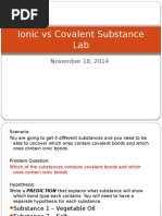 Ionic Vs Covalent Substance Lab 1