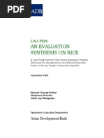 Download Lao PDR An Evaluation Synthesis on Rice by Asian Development Bank SN31653901 doc pdf