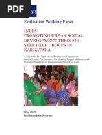 Download India Promoting Urban Social Development through Self Help Groups in Karnataka by Asian Development Bank SN31653930 doc pdf
