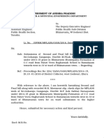 Covering Letter From a.E.doc for Bhimavarm C.C Road Second and Final Bill 24-06-2016